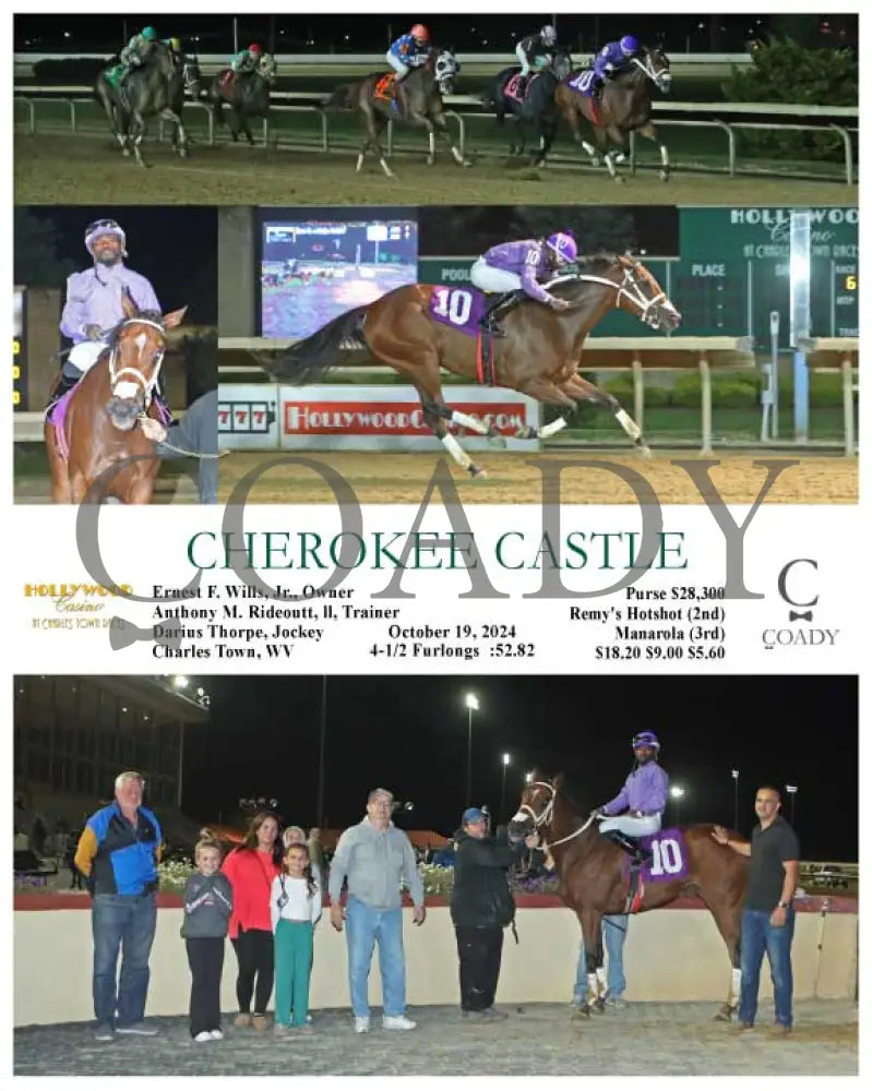 Cherokee Castle - 10-19-24 R06 Ct Hollywood Casino At Charles Town Races