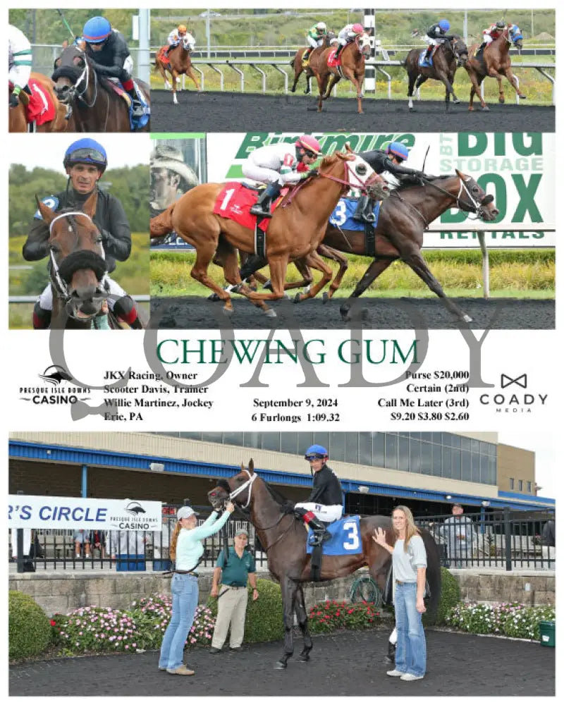 Chewing Gum - 09-09-24 R03 Pid Presque Isle Downs