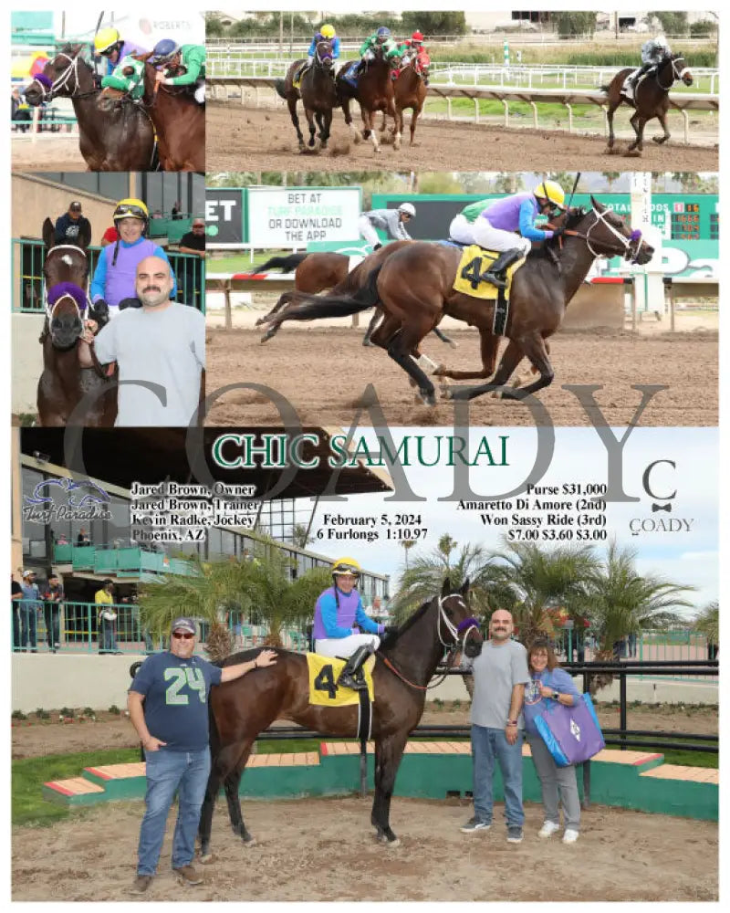 Chic Samurai - 02-05-24 R04 Tup Turf Paradise