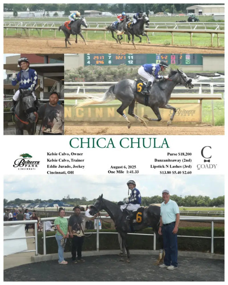 CHICA CHULA - 080625 - Race 06 - BTP Indiana Grand