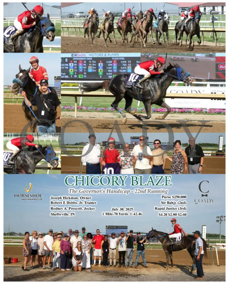 CHICORY BLAZE - The Governor’s Handicap - 22nd Running - 07-30-25 - R08 - IND Indiana Grand