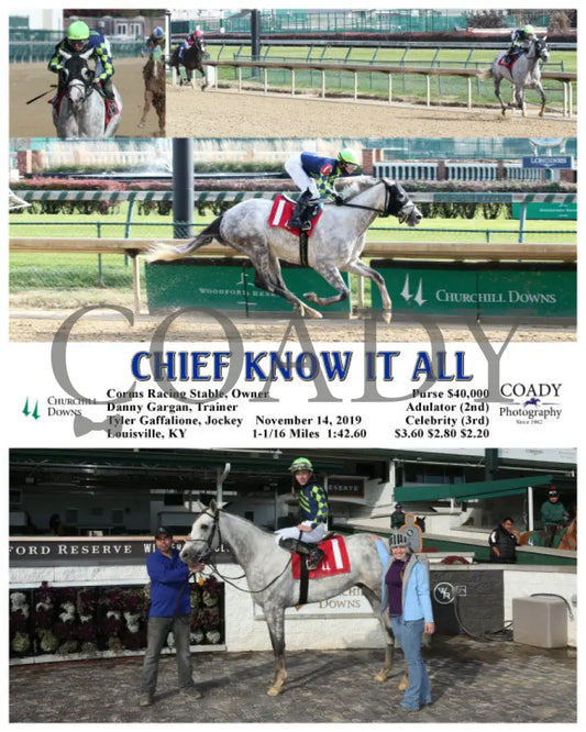 Chief Know It All - 11-14-19 R02 Cd Churchill Downs