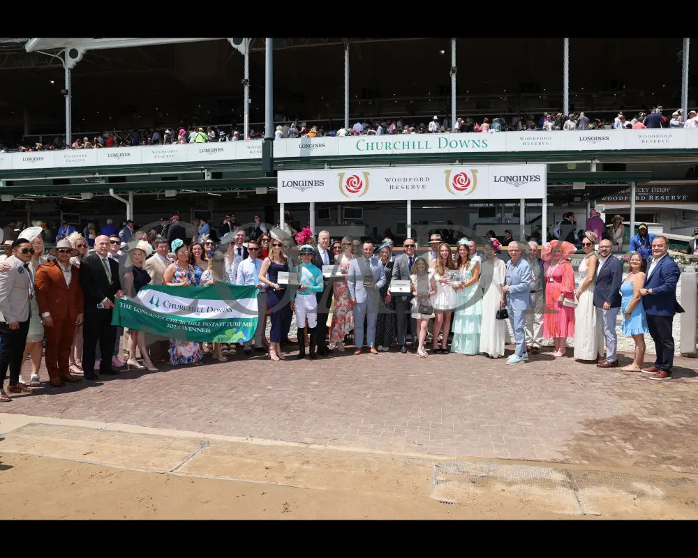 Chili Flag - The Longines Churchill Distaff Turf Mile G2 05-04-24 R07 Downs Presentation 01 Kurtis