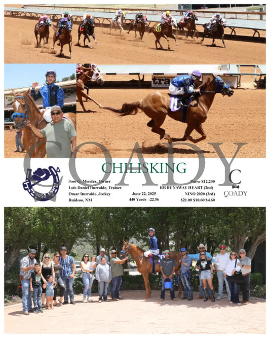 CHILISKING - 06-22-25 - R03 - RUI Ruidoso Downs