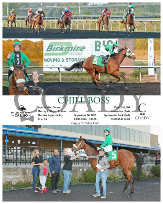CHILL BOSS - 09-30-25 - R08 - PID Presque Isle Downs