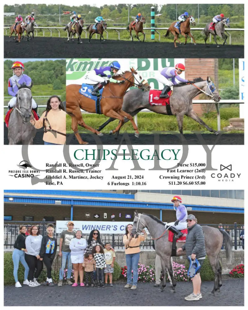 Chips Legacy - 08-21-24 R08 Pid Presque Isle Downs