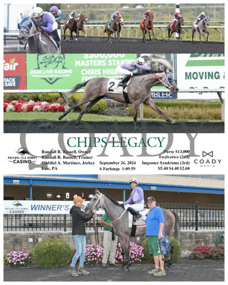 Chips Legacy - 09-26-24 R08 Pid Presque Isle Downs
