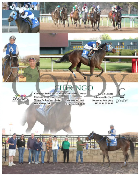Chiringo - 013125 Race 07 Op Oaklawn Park
