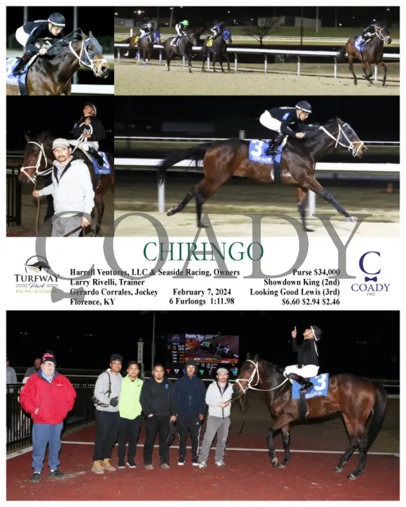 Chiringo - 02-07-24 R07 Tp Turfway Park