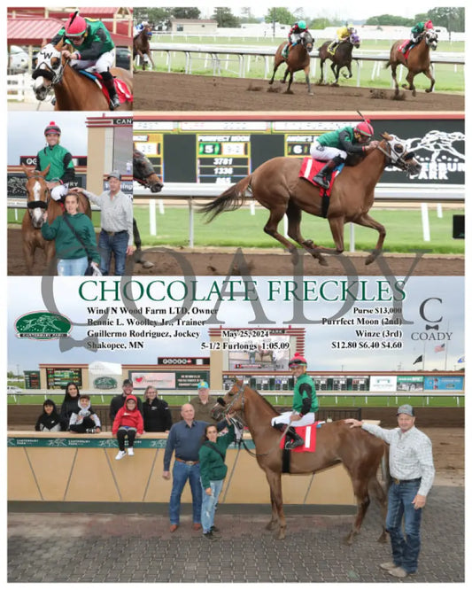 Chocolate Freckles - 05-25-24 R01 Cby Canterbury Park
