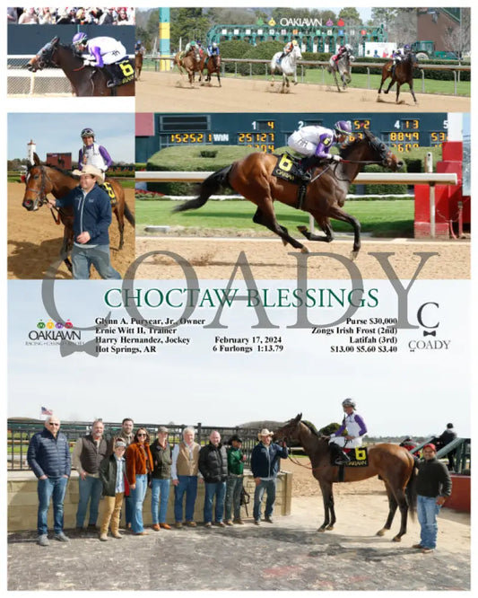 Choctaw Blessings - 02-17-24 R02 Op Oaklawn Park