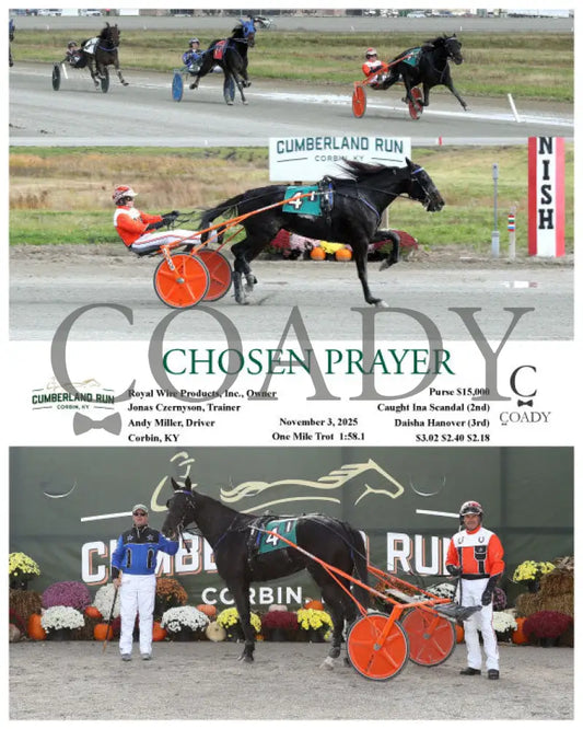 CHOSEN PRAYER - 110325 - Race 01 - CMR Presque Isle Downs