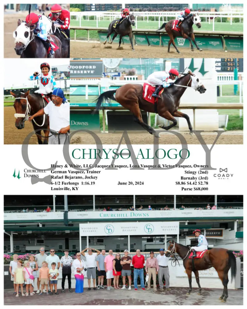 Chryso Alogo - 06-20-24 R02 Cd Churchill Downs