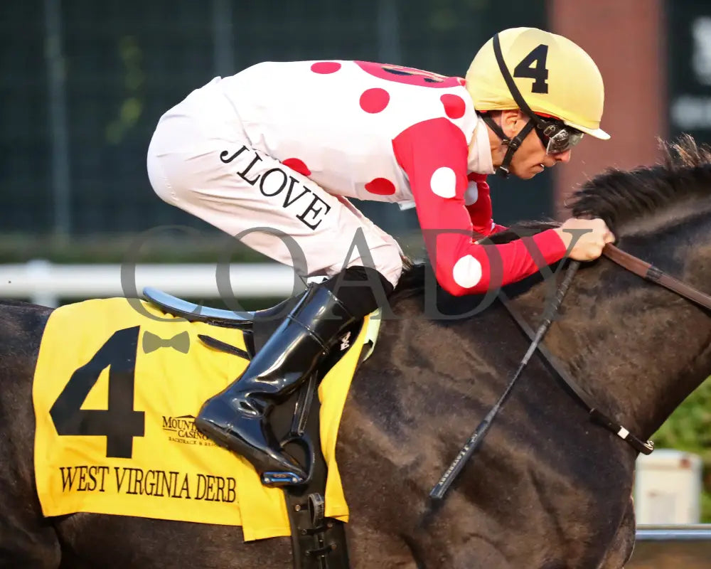 CHUNK OF GOLD - The West Virginia Derby G3 - 08-03-25 - R08 - MNR - Tight Finish 02 Mountaineer Park
