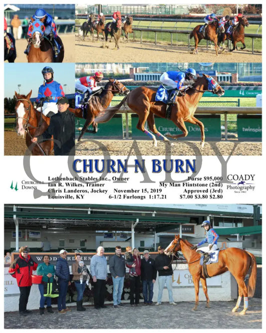 Churn N Burn - 11-15-19 R08 Cd Churchill Downs