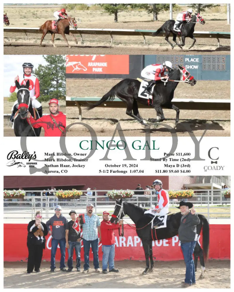 Cinco Gal - 10-19-24 R05 Arp Arapahoe Park