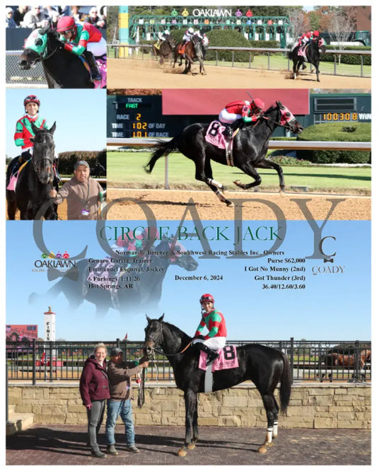 Circle Back Jack - 12-06-24 R02 Op Oaklawn Park