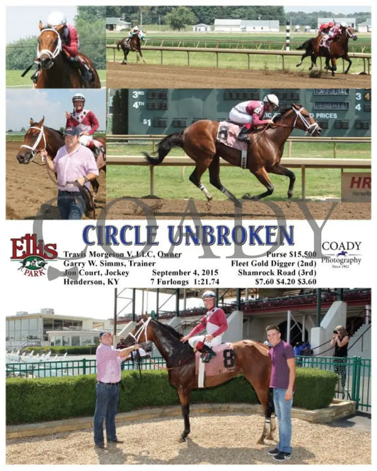 Circle Unbroken - 090415 Race 02 Elp Ellis Park