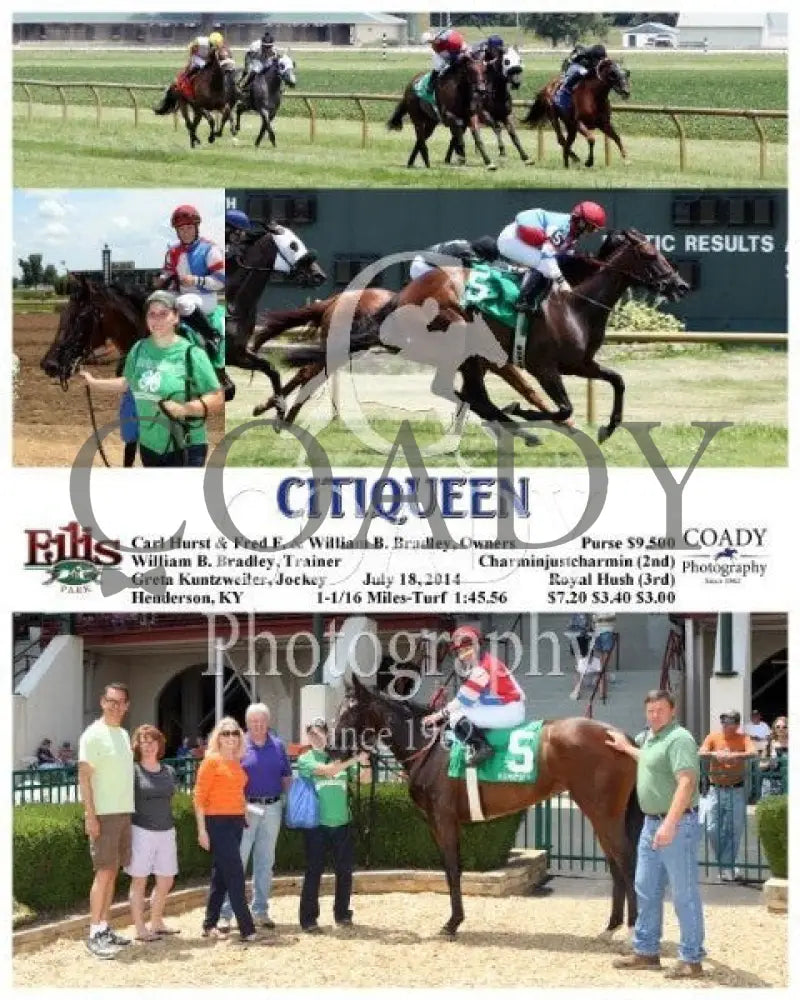 Citiqueen - 071814 Race 01 Elp Ellis Park