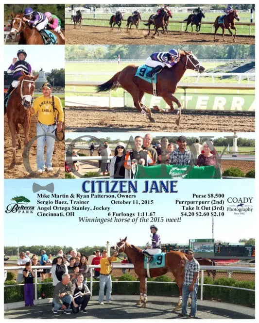 Citizen Jane - 101115 Race 04 Btp Belterra Park