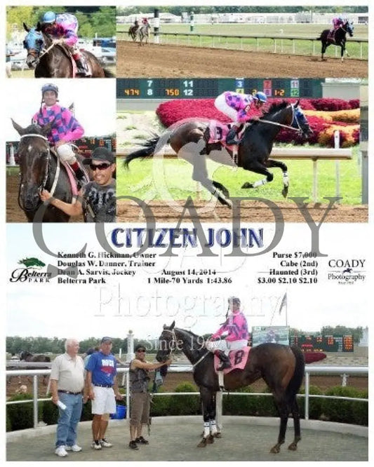 Citizen John - 081414 Race 04 Btp Belterra Park