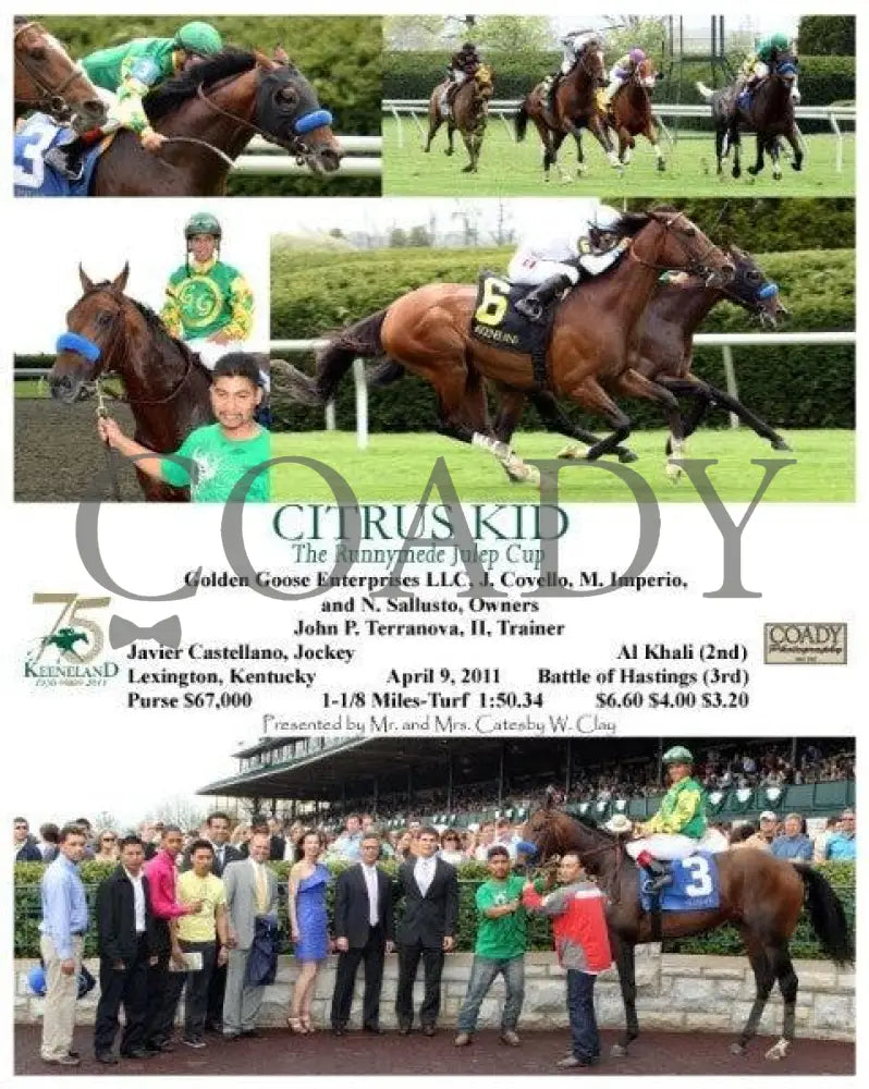 Citrus Kid - 040911 Race 03 Keeneland