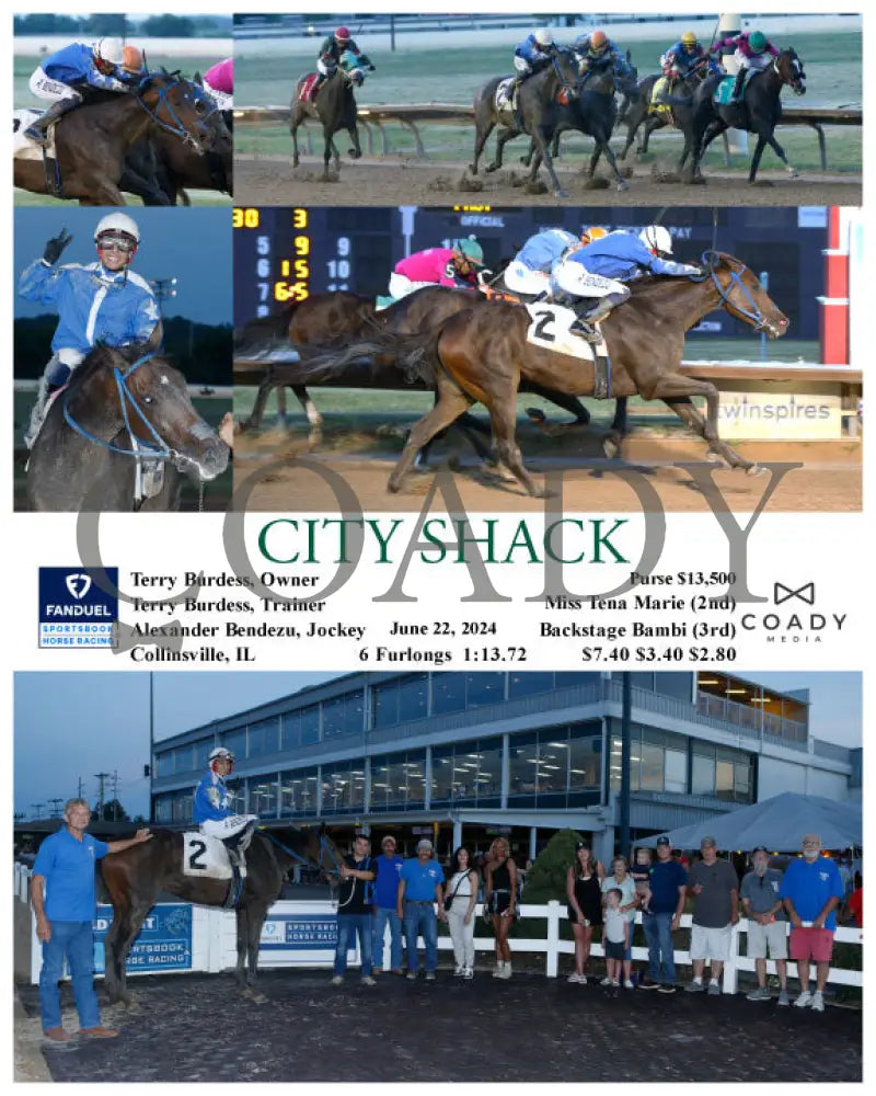 City Shack - 06-22-24 R03 Fan Fanduel Sportsbook Horse Racing