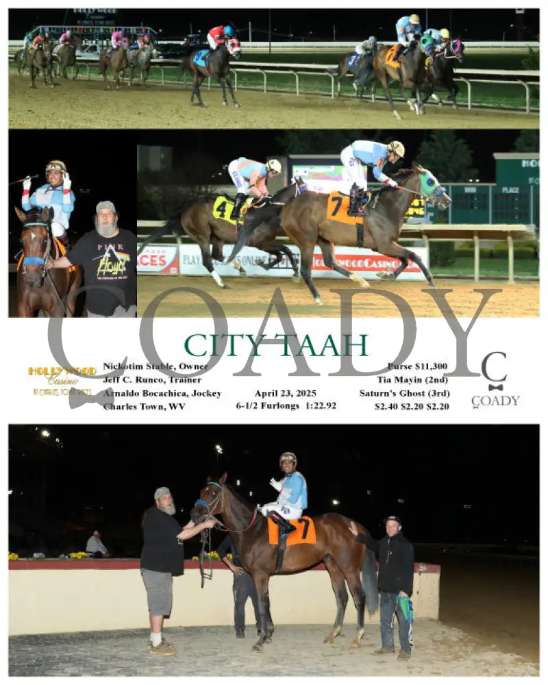 CITY TAAH - 04-23-25 - R09 - CT Hollywood Casino at Charles Town Races