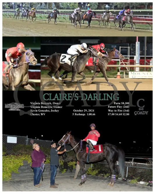 Claire’s Darling - 10-29-24 R04 Mnr Mountaineer Park