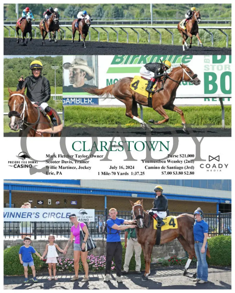 Clarestown - 07-16-24 R05 Pid Presque Isle Downs