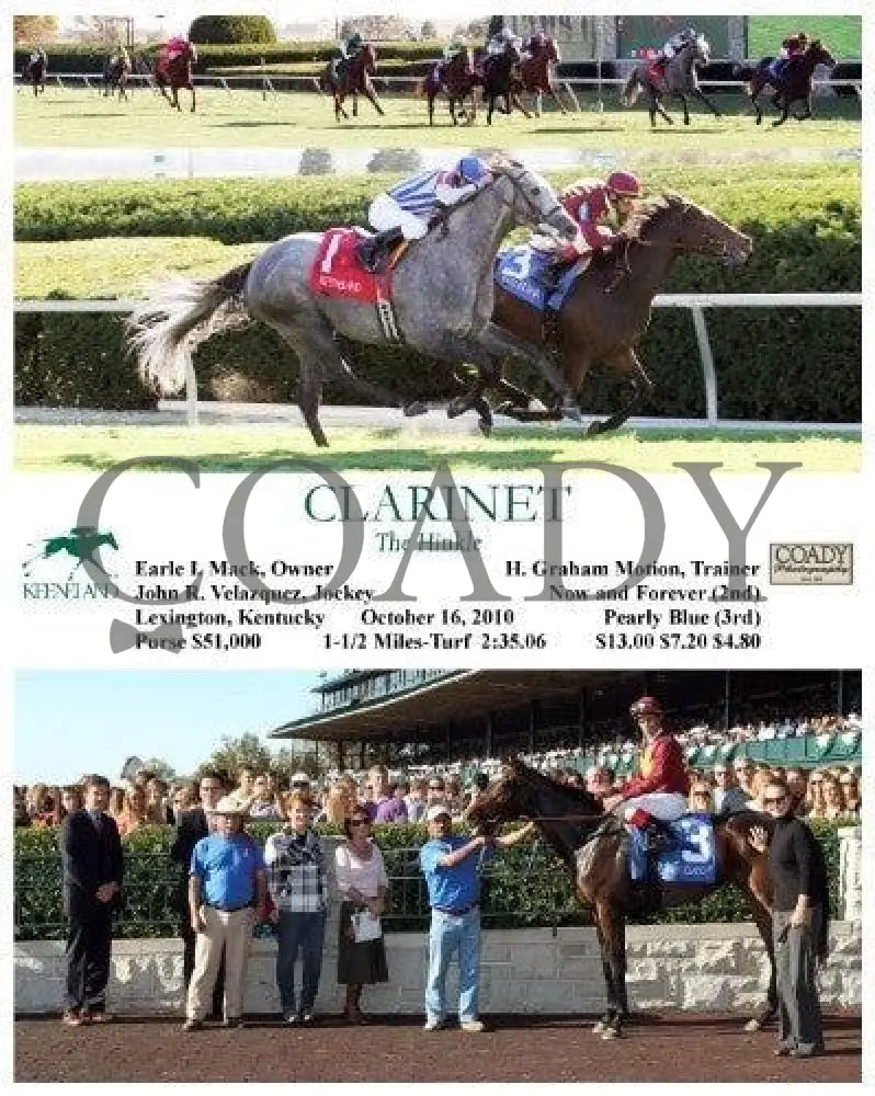 Clarinet - 10/16/2010 Keeneland