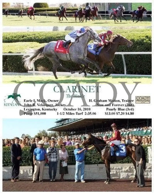 Clarinet - 10/16/2010 Keeneland