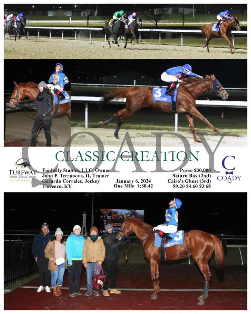 Classic Creation - 01-06-24 R08 Tp Turfway Park
