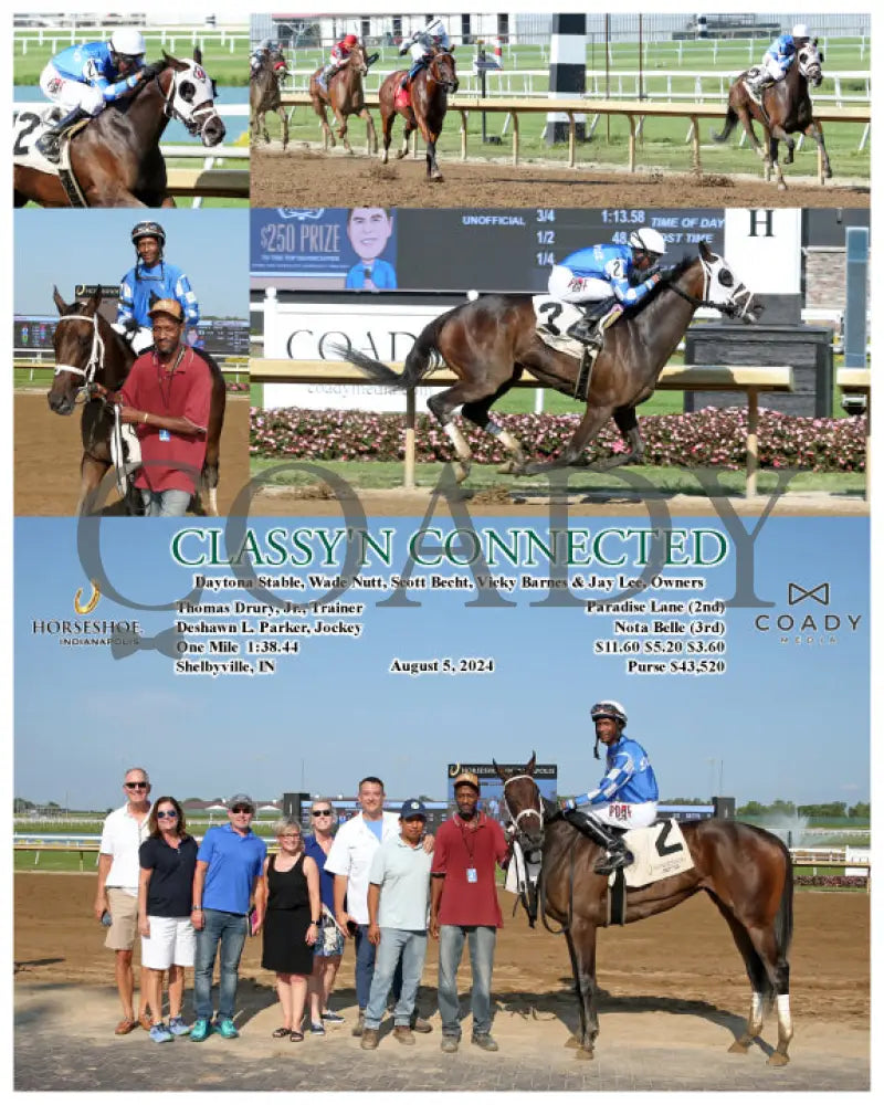 Classy’n Connected - 08-05-24 R08 Ind Indiana Grand