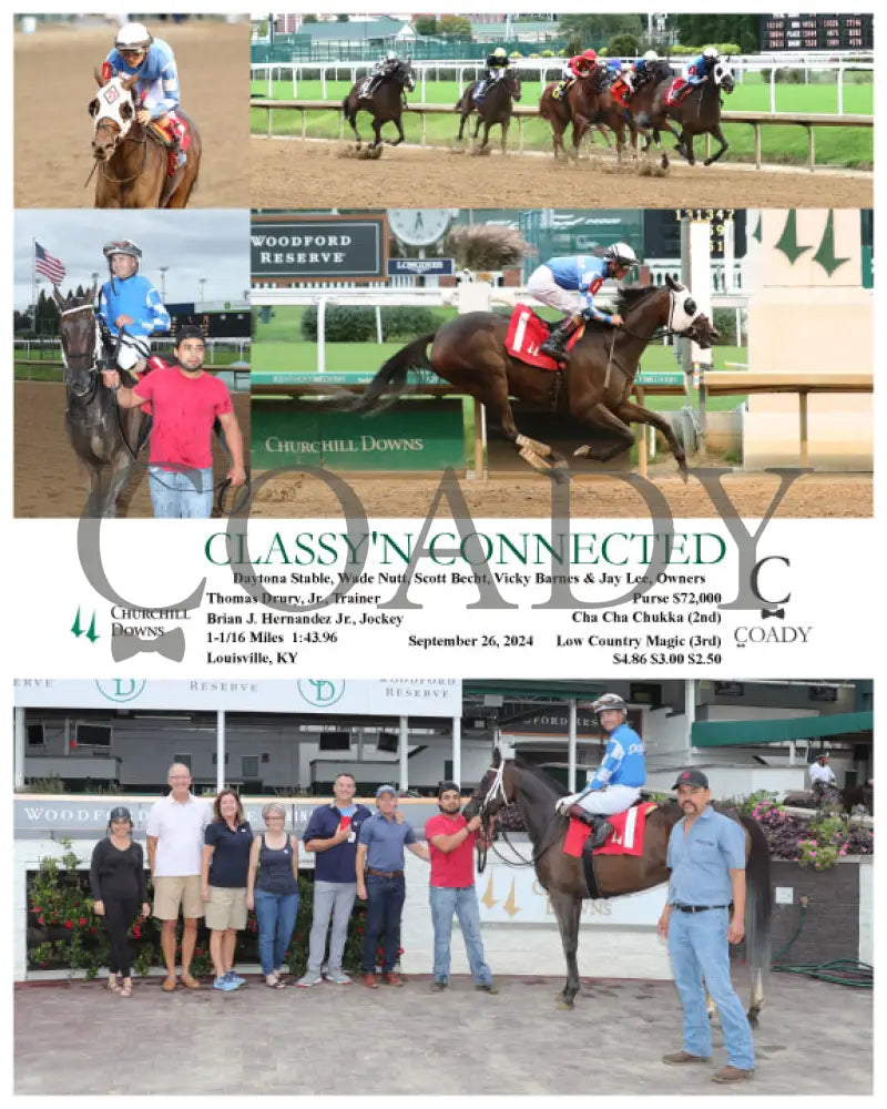 Classy’n Connected - 09-26-24 R02 Cd Churchill Downs