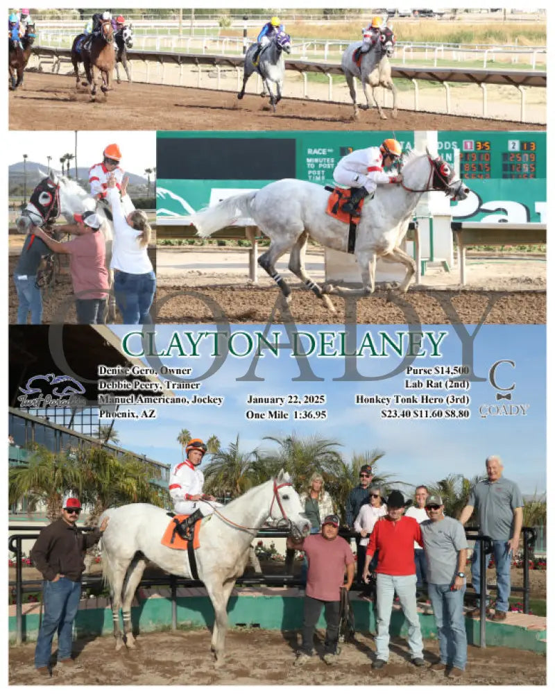 Clayton Delaney - 01-22-25 R07 Tup Turf Paradise