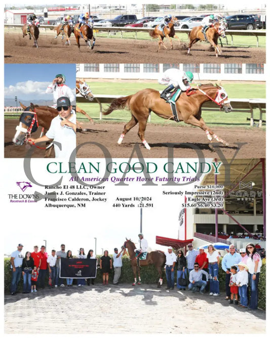 Clean Good Candy - All American Quarter Horse Futurity Trials 08-10-24 R11 Alb Downs At Albuquerque