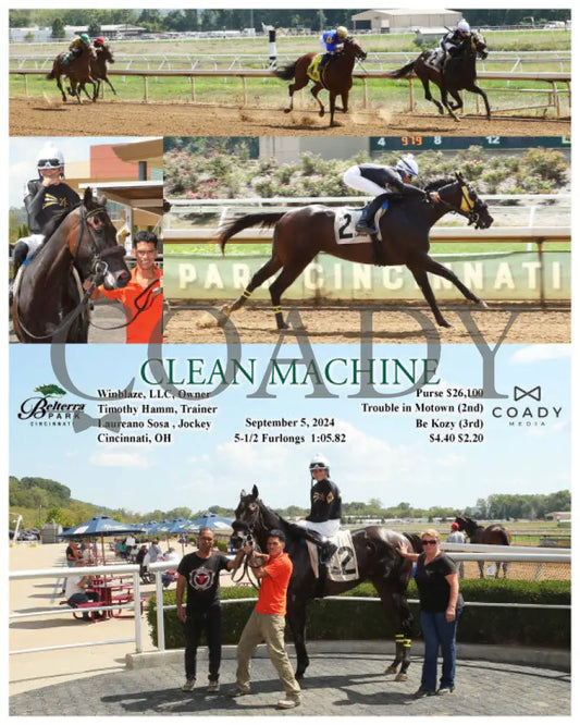 Clean Machine - 090524 Race 03 Btp Belterra Park