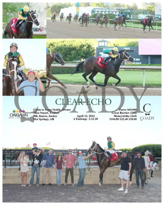 Clear Echo - 04 - 13 - 24 R12 Op Oaklawn Park