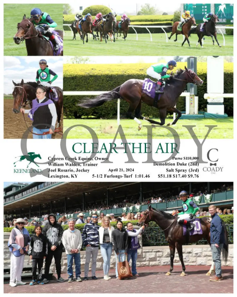 Clear The Air - 04-21-24 R05 Kee Keeneland