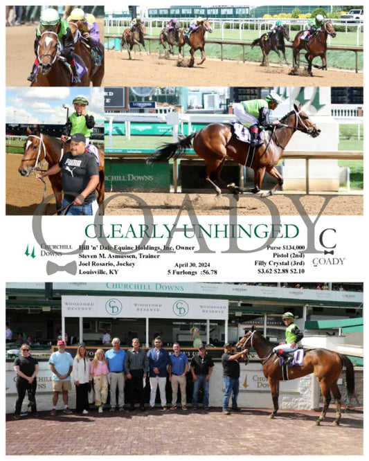 Clearly Unhinged - 04-30-24 R08 Cd Churchill Downs