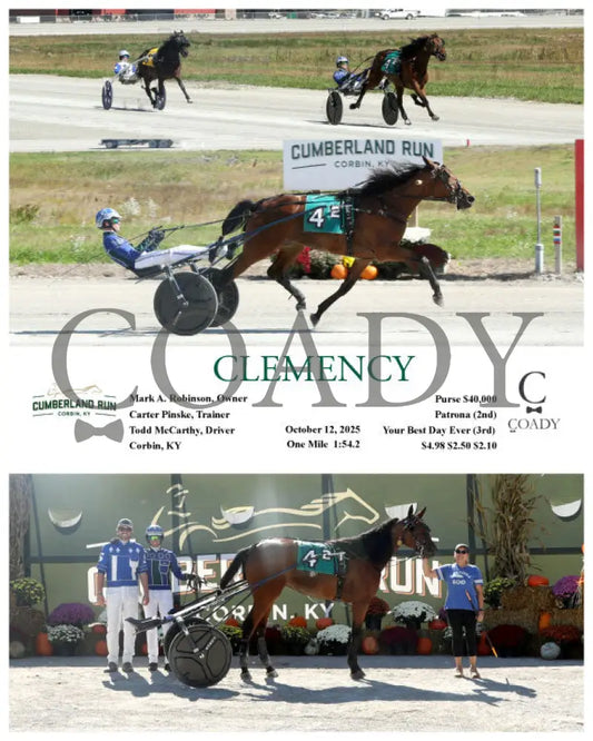 CLEMENCY - 10-12-25 - R02 - CMR Presque Isle Downs