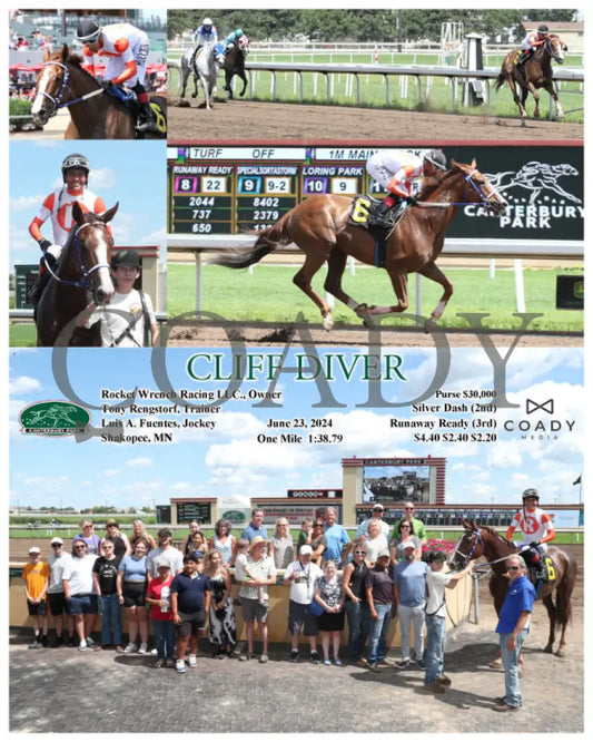 Cliff Diver - 06-23-24 R04 Cby Canterbury Park