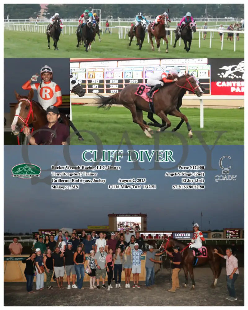 CLIFF DIVER - 08-02-25 - R07 - CBY Canterbury Park