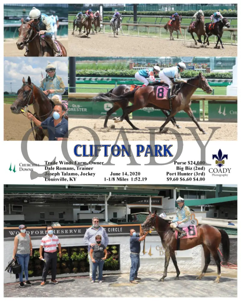 Clifton Park - 06-14-20 R04 Cd Churchill Downs