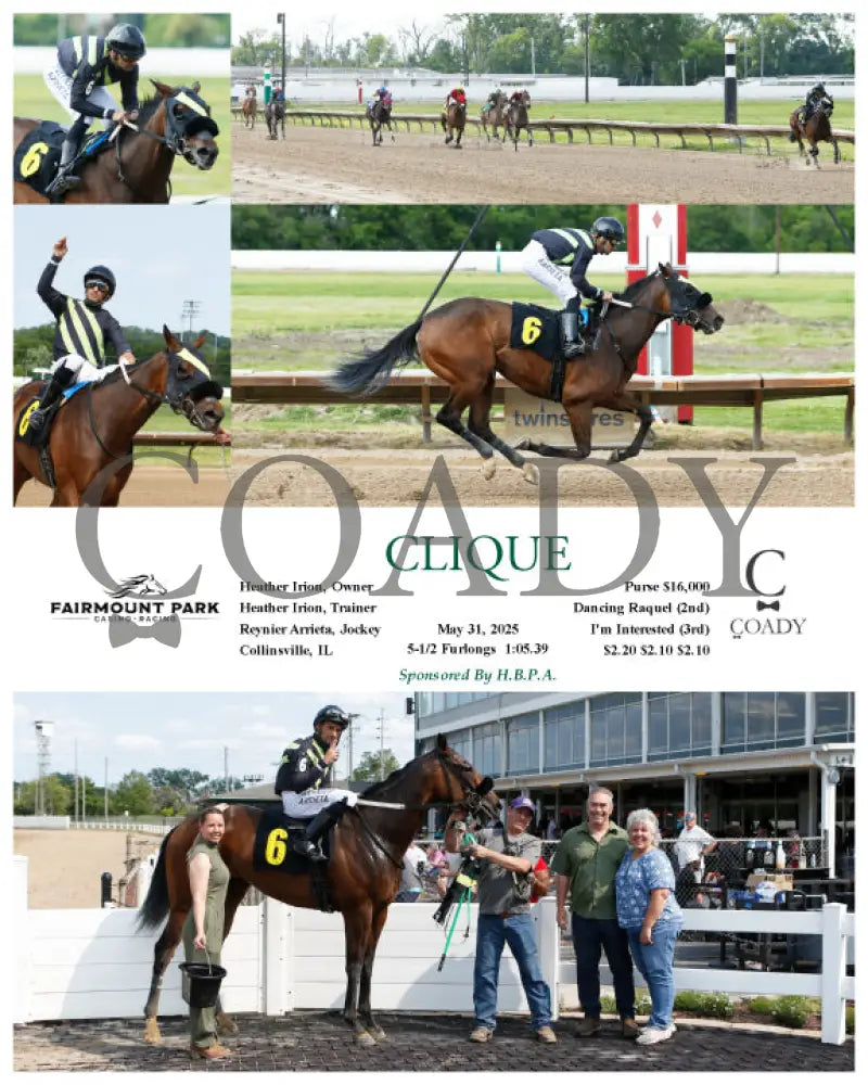 CLIQUE - 05-31-25 - R07 - FP Fanduel Sportsbook Horse Racing