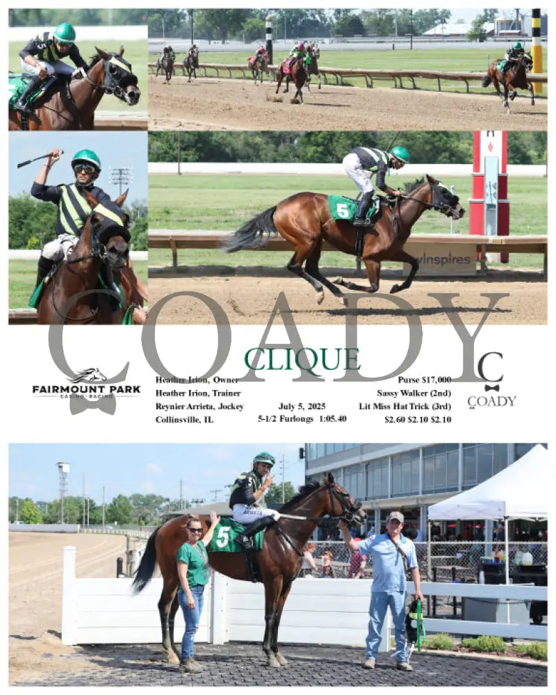 CLIQUE - 07-05-25 - R06 - FP Fanduel Sportsbook Horse Racing