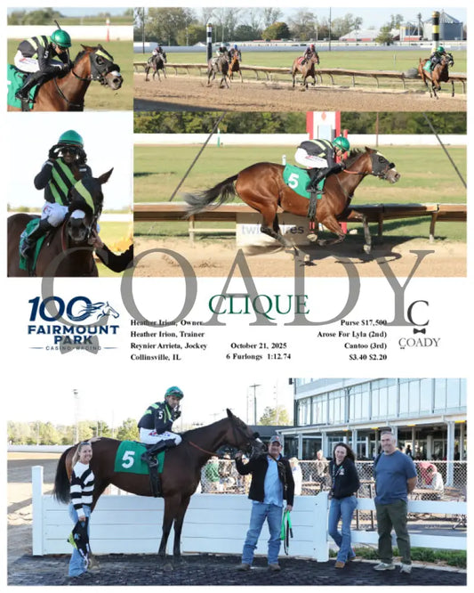 CLIQUE - 10-21-25 - R05 - FP Fanduel Sportsbook Horse Racing