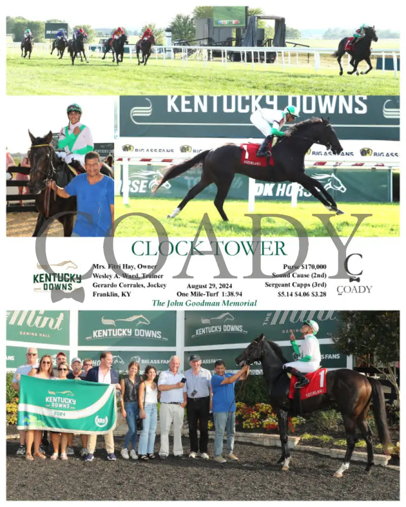 Clock Tower - 08-29-24 R11 Kd Kentucky Downs