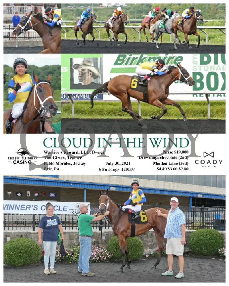 Cloud In The Wind - 07-30-24 R05 Pid Presque Isle Downs